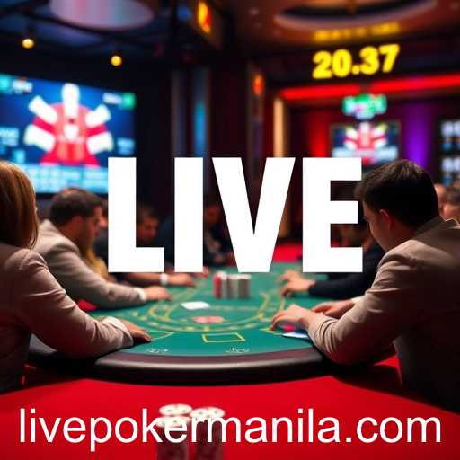The Thrilling World of Live Poker Tournaments: A Digital Arena